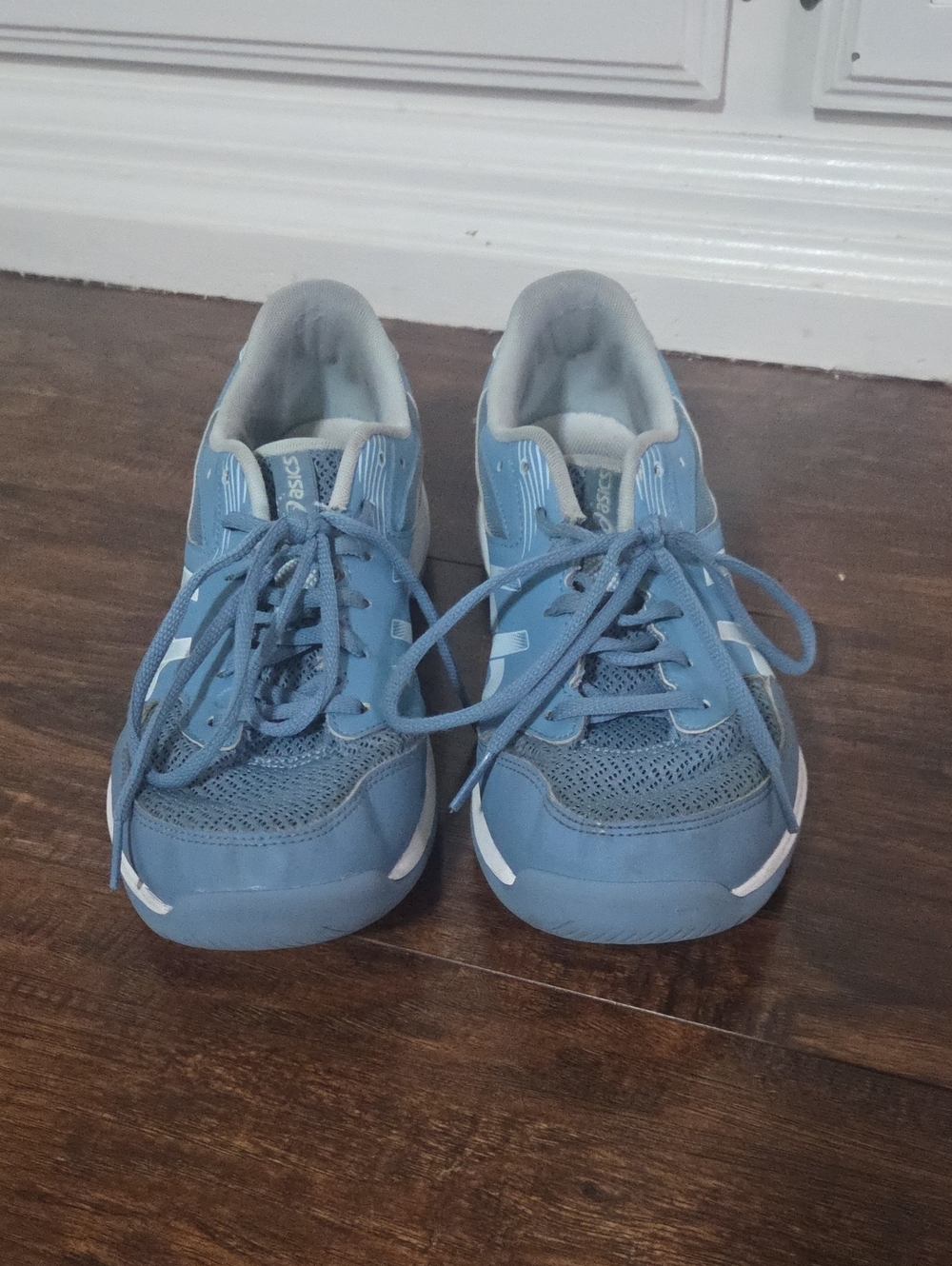 ASICS Men's Size 9 Gel-Rocket 11 Volleyball Tennis Court Shoes Blue White